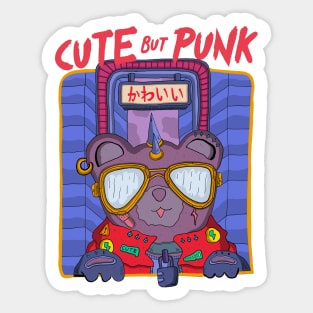 Cute but Punk Sticker